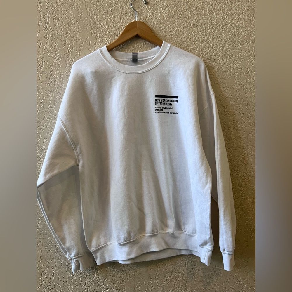 New York Institute Technology ASU Osteopathic Medicine Sweatshirts Sz XL White - Picture 2 of 8